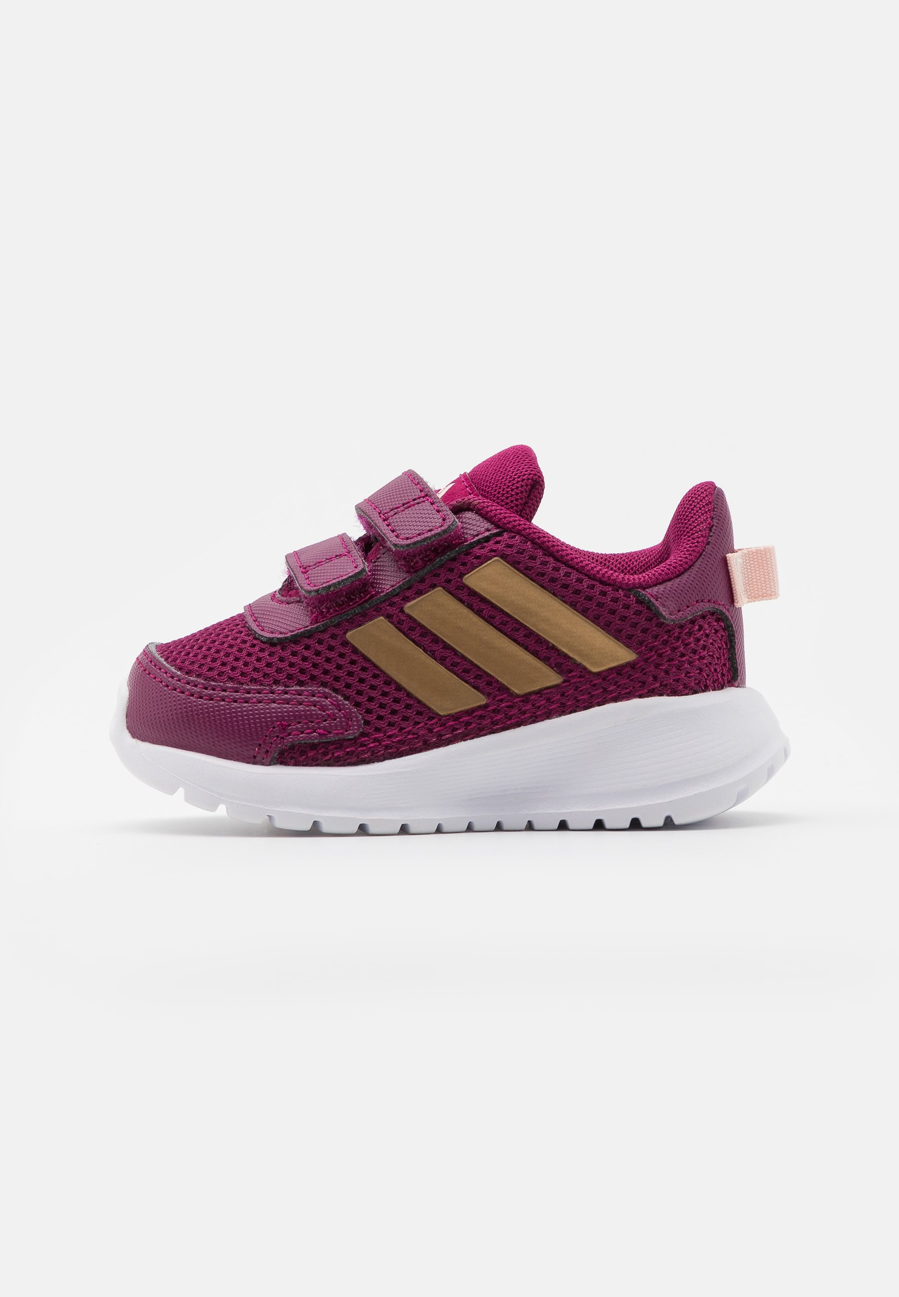 adidas Performance TENSAUR RUN UNISEX - Chaussures de running neutres -  power berry/copper metallic/pink tint/framboise - ZALANDO.FR