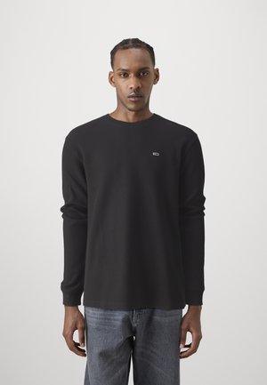 WAFFLE TEE - Langarmshirt - black
