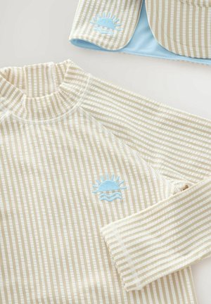 Next REGULAR FIT SET - Swimsuit - neutral stripe