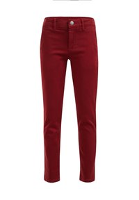WE Fashion SLIM FIT - Chino kalhoty - red