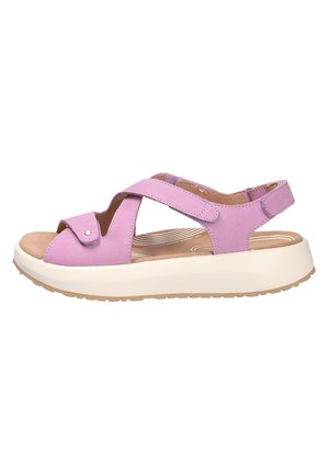 Sandali con zeppa - rosa pink