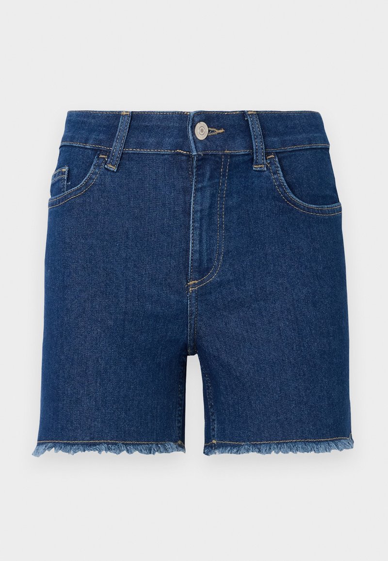 Only Jeansshort donkerblauw denim