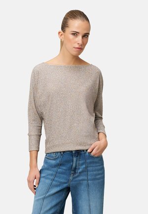 GLITZER MIT U-BOOT AUSSCHNITT - Langarmshirt - french oak