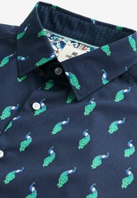Next SHORT SLEEVE -  REGULAR FIT - Marškiniai - navy blue peacock