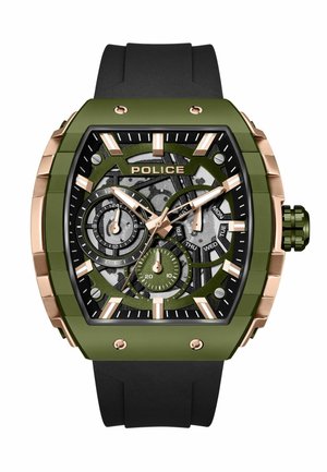 QUARZUHR FLASH - Chronograph - schwarz   oliv