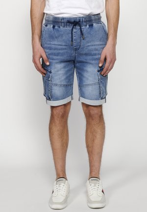 Koroshi BERMUDA JOGGER - Shorts di jeans - azul med medium blue