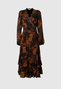 ANDIATA GISLA - Juhlamekko - black/apricot