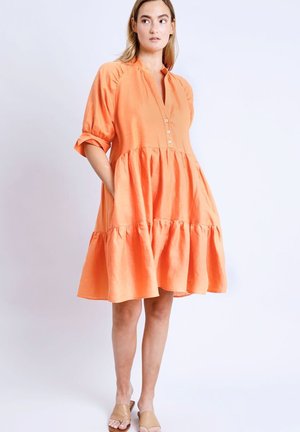 Shirt dress - orange