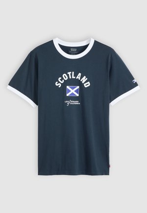 Levi's®, FOOTBALL RINGER - T-shirt imprimé - dark blue