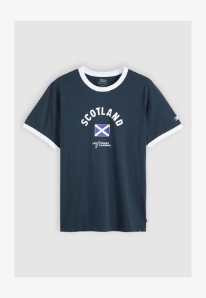 Levi's®, FOOTBALL RINGER - Printtipaita - dark blue