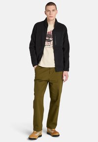 Timberland FRONT SEASONAL TREE LOGO GRAPHIC TEE - Camiseta estampada -  natural