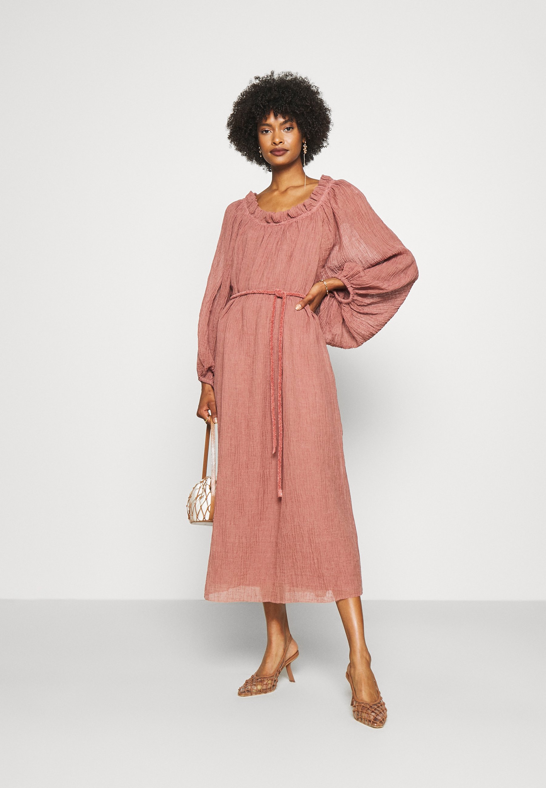 Tory Burch RUFFLE NECK DRESS - Day 