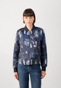 Scotch & Soda REVERSIBLE QUILTED - Bomberjacke - sky captain