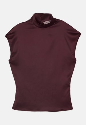 AERON FLORA SHORT SLEEVED - T-shirts basic - merlot