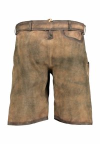 Krüger Dirndl TRACHTEN MIT GÜRTEL - Leather trousers - korn
