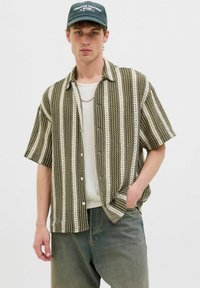 Jack & Jones - JORBELLAGIO - Camicia - olive night Immagine in miniatura 1