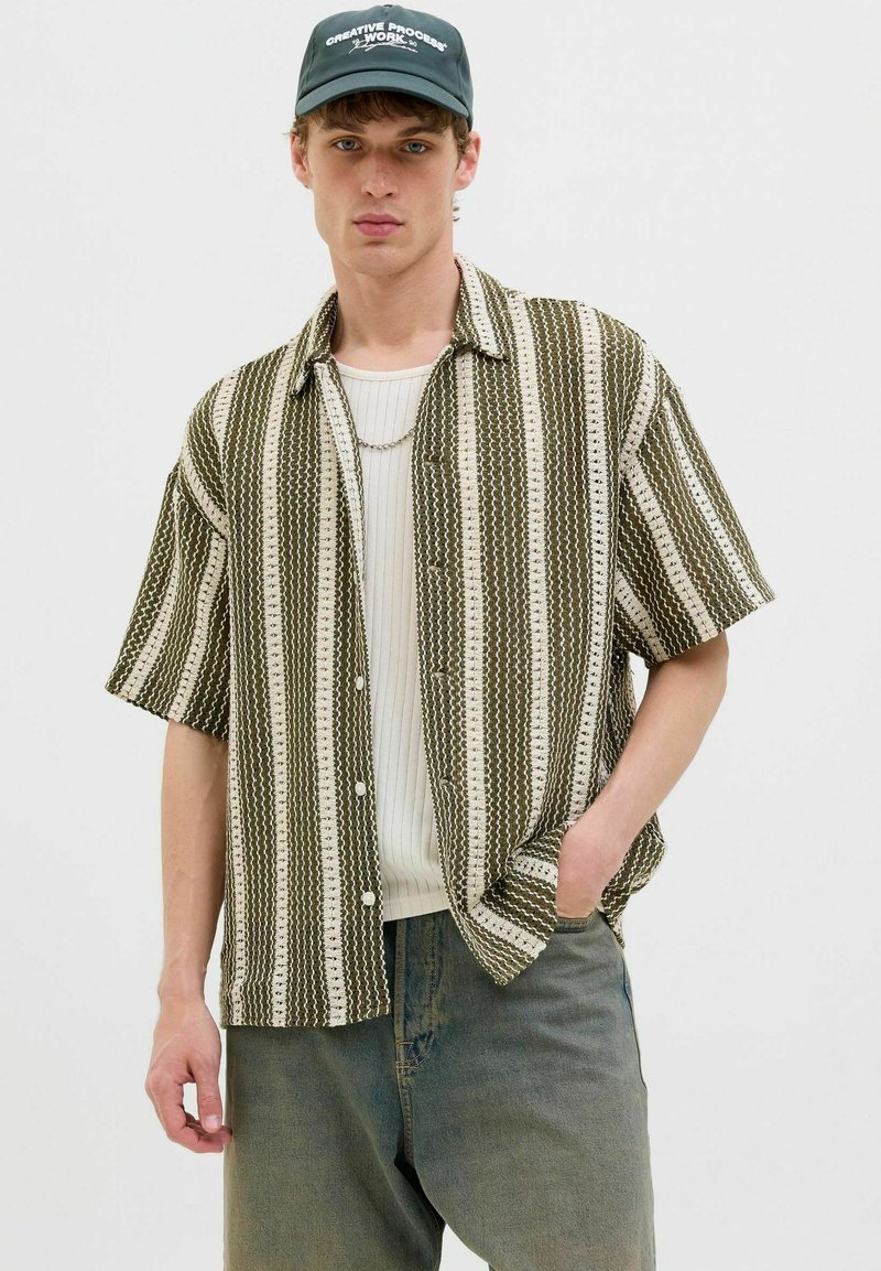 Jack & Jones - JORBELLAGIO - Camicia - olive night, Ingrandire