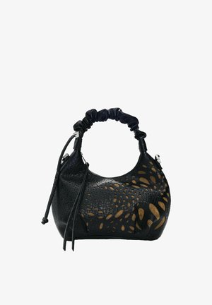Desigual, SMALL PERFORATED BAG - Handtas - black