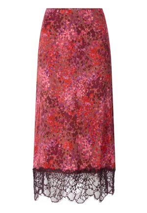 Rich & Royal, RICH & ROYAL ROCK - Falda acampanada - mulberry