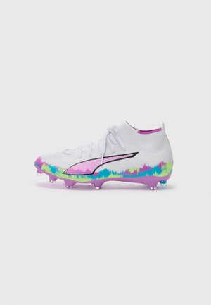 ULTRA 6 MATCH FG/AG - Botas de fútbol con tacos - white/fizzy apple/bright aqua/pure magenta