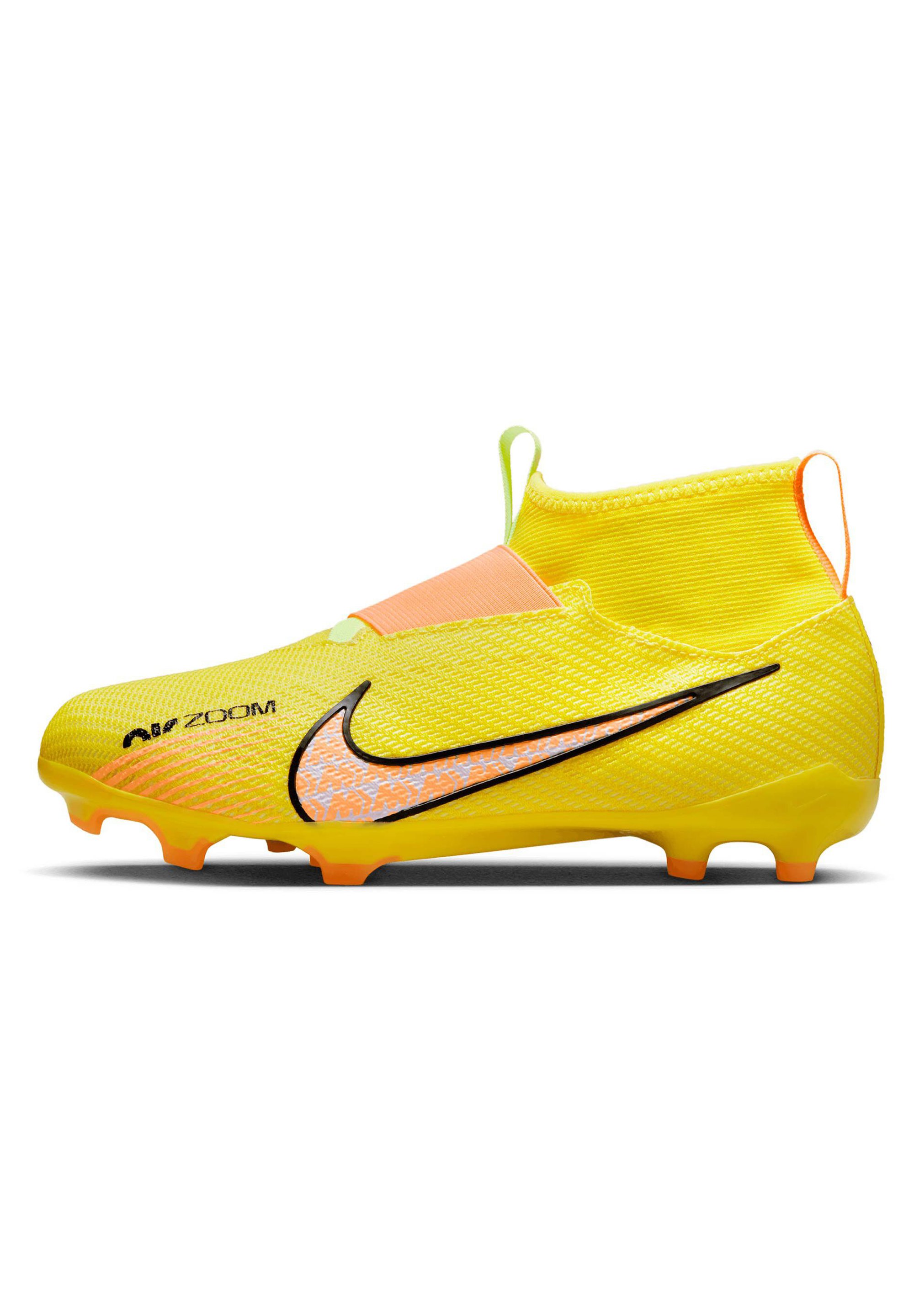 Reunir microscópico Distinguir Nike Performance JR MERCURIAL ZOOM - Botas de fútbol con tacos - yellow  strike/sunset glow doll/amarillo - Zalando.es