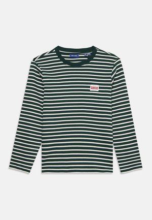ONLY & SONS junior, OSJDAWSON STRIPE TEE - Langærmet T-shirt - pine grove/egret