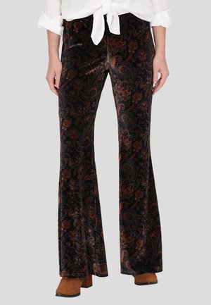 Broek - dark violet multicolor