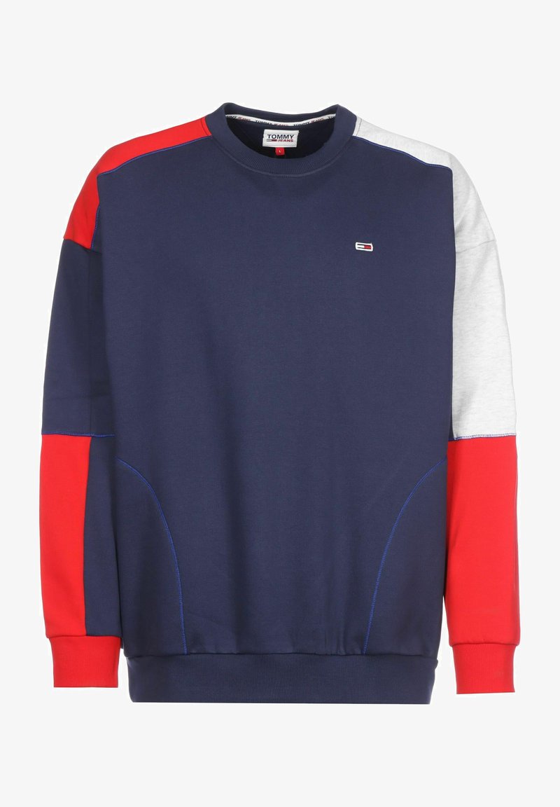 Tommy jeans colorblock crew sweatshirt Clearance