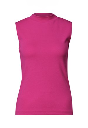 Street One Studio, BASIC TOP MIT TURTLE NECK IN UNIFARBE - Top - ruby raspberry