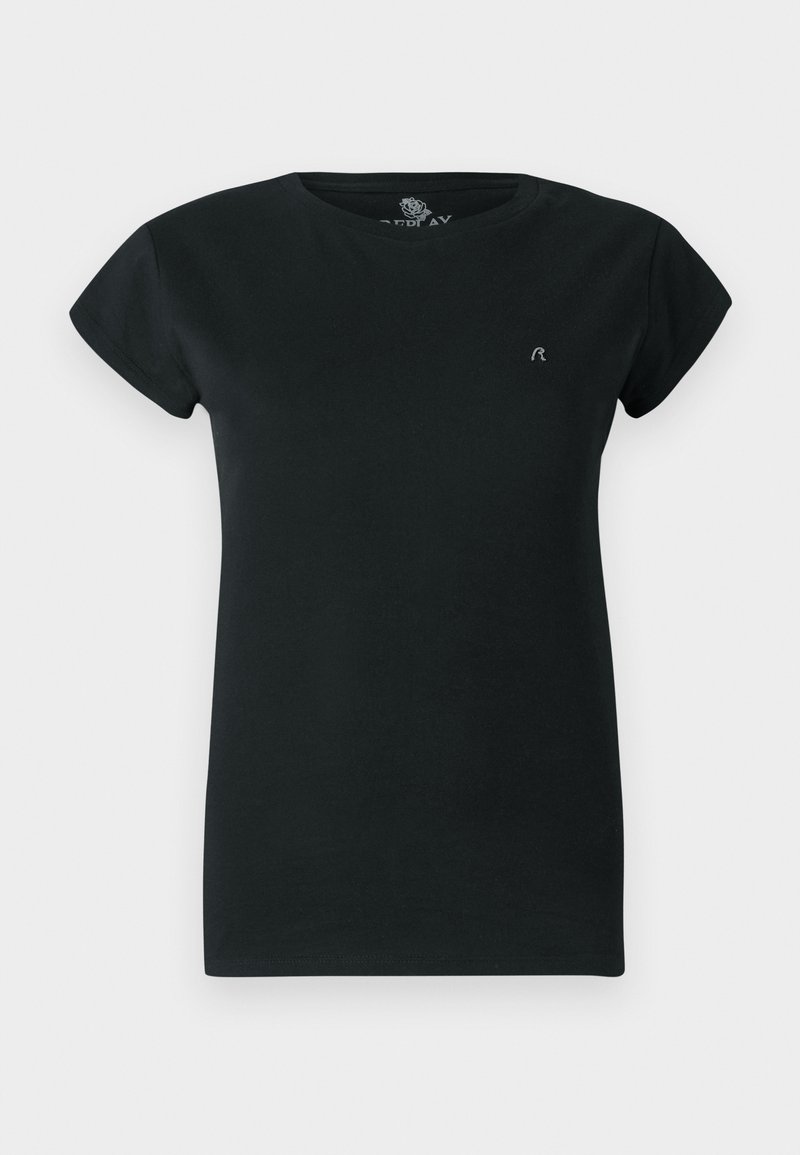 Replay T-shirt basic zwart Replay T-shirt basic zwart