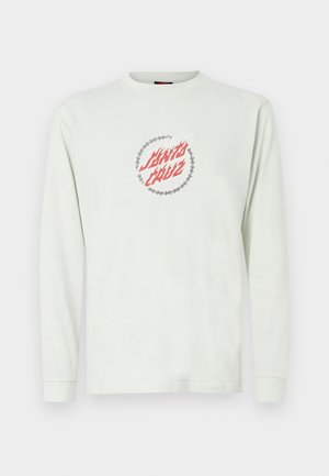 WIRED FLAME DOT FRONT TEE UNISEX - Tops ar garām piedurknēm - mist