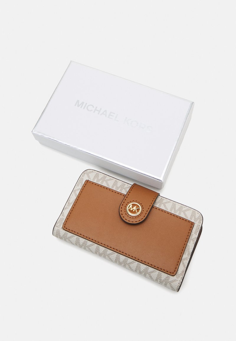 MICHAEL Michael Kors CHARM BIFOLD - Geldbörse - vanilla/offwhite  