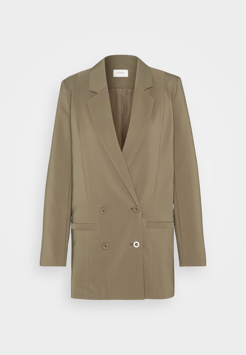 Gestuz Halflange jas bruin Gestuz Halflange jas bruin