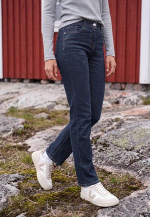 Cecil, HIGH-WAIST STRAIGHT-LEG JEANS IN A SLIM FIT - Jean slim - rinsed wash