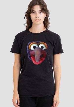 Disney, THE MUPPETS GONZO FACE - Print T-shirt - black