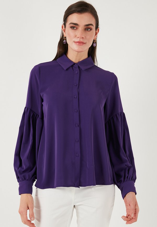 Hemdbluse - purple