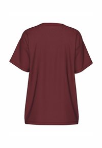 Pieces PCSKYLAR OVERSIZED TEE - Paprasti marškinėliai - tawny port