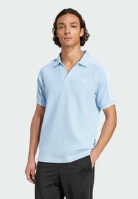 adidas Originals - POLO SHIRT UNISEX - Polo shirt - clear sky   almost yellow   white Thumbnail Image 1