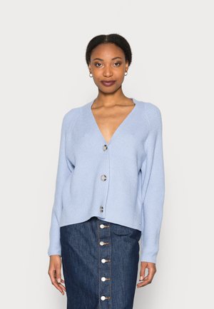 V NECK CARDIGAN - Cardigan - brunnera blue