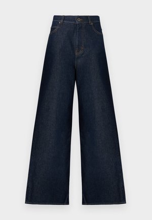 TABELLA - Wide leg - dark-blue denim