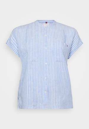 Tommy Hilfiger Curve BLOUSE - Button-down blouse - blue spell