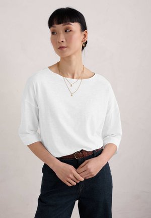 Långärmad tröja - white salt