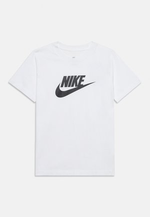 Nike Sportswear, TEE FUTURA UNISEX - Тениска с щампа - white/black