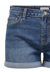 JDY MOON FOLDUP MIX - Shorts vaqueros - dunkelblau