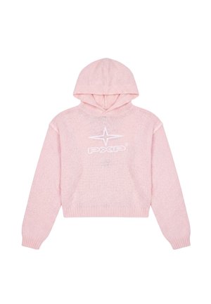 Project X Paris, SWEAT À CAPUCHE COURT EN MAILLE - Sweatshirt - rose