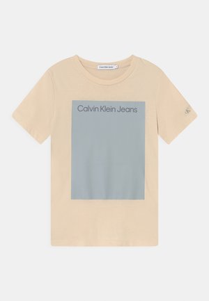 PLACED BLOCK - T-Shirt print - muslin