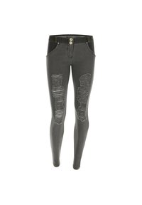 Freddy WR.UP® SKINNY VITA E LUNGHEZZA REGULAR IN STRAPP - Jeans Skinny Fit - nero