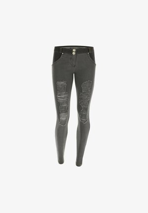 Freddy WR.UP® SKINNY VITA E LUNGHEZZA REGULAR IN STRAPP - Jeans Skinny Fit - nero