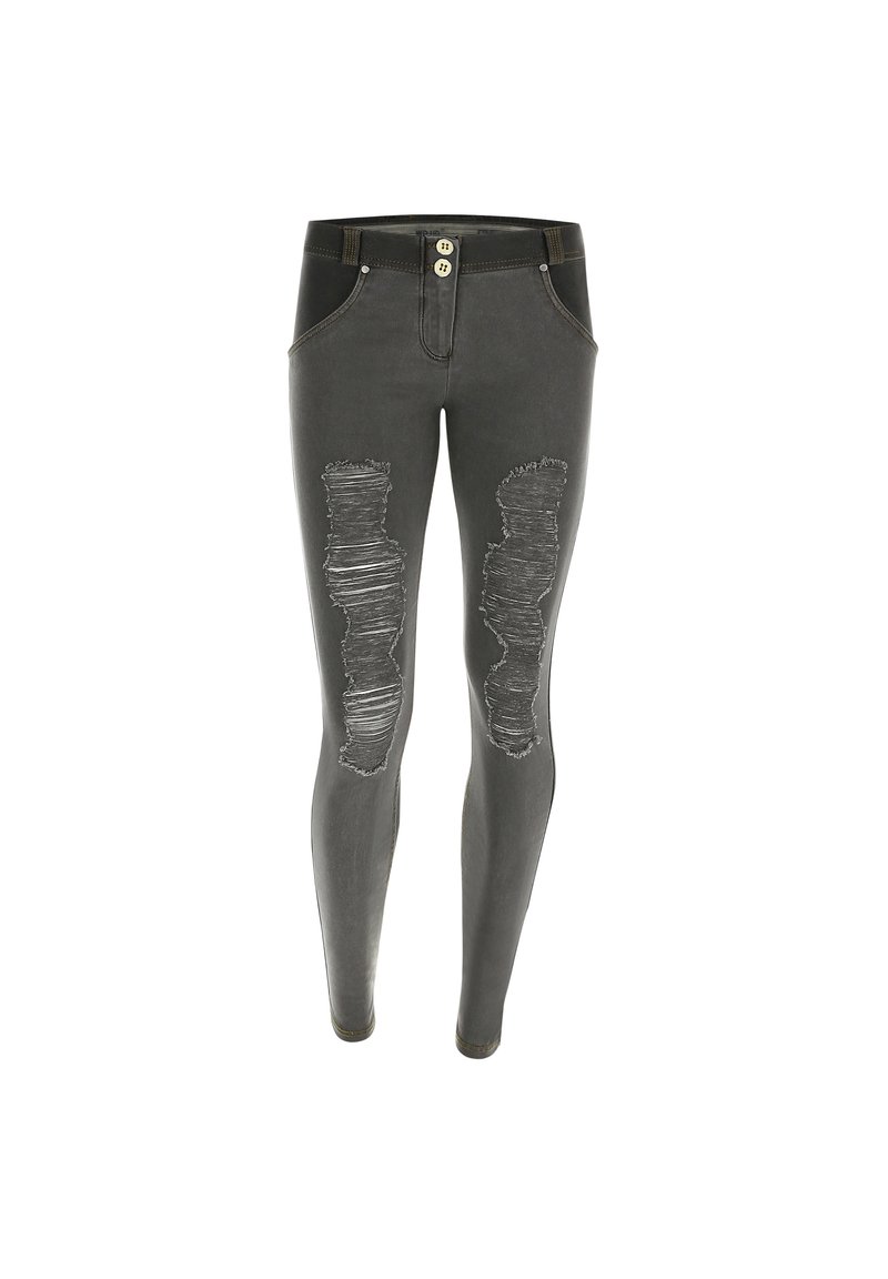 Freddy WR.UP® SKINNY VITA E LUNGHEZZA REGULAR IN STRAPP - Jeans Skinny Fit - nero