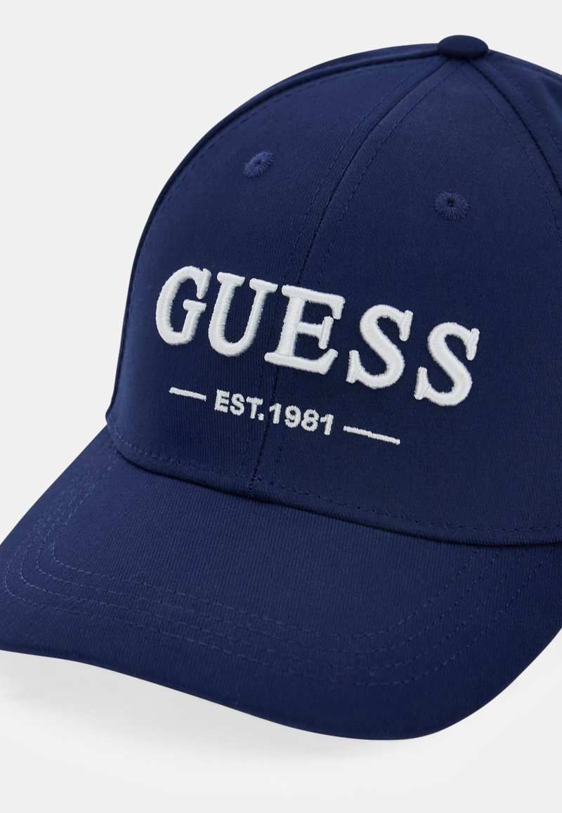 Berretto GUESS Uomo AM9369 POL01 - Baseball Cap Nero Con Logo Patch